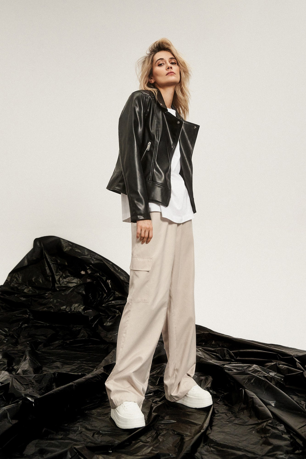 Women's beige trousers