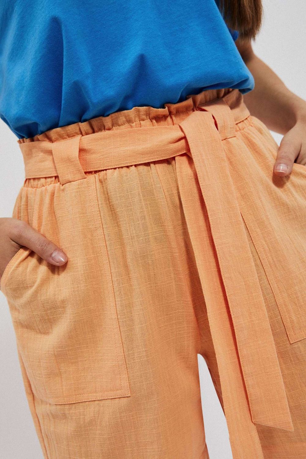 Marisse Women's Shorts L-Sh-4001 Peach