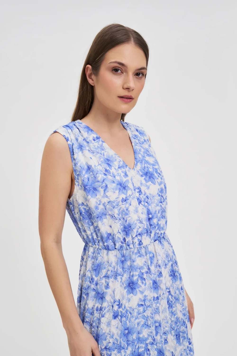Marisse Women's Dress L-Su-4630 L.Blue