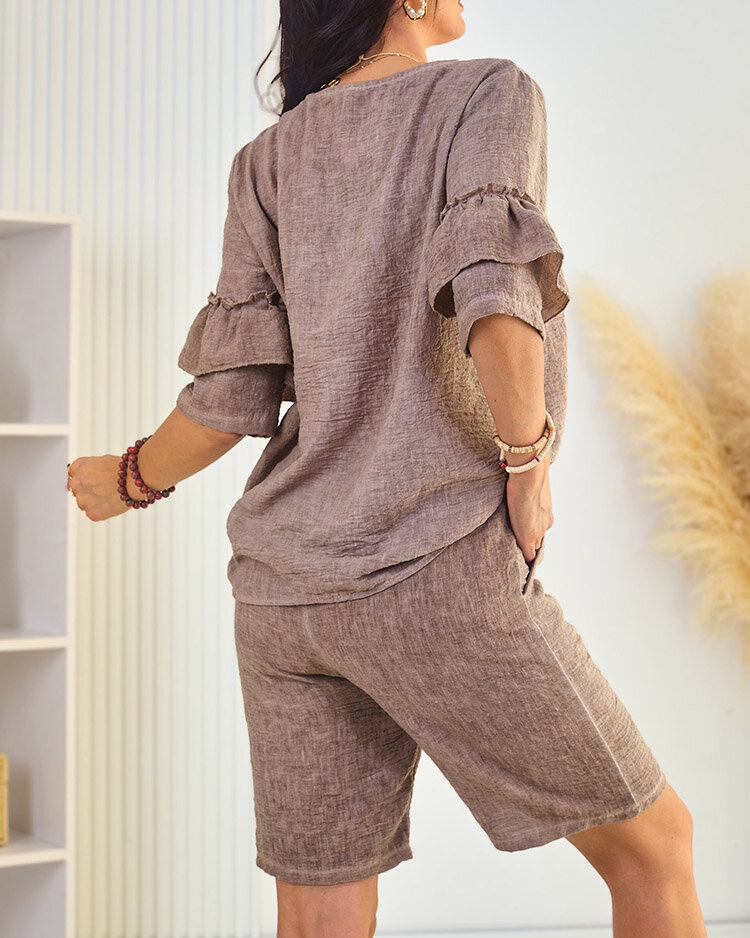 Resti Cotton and linen summer women&#039;s set