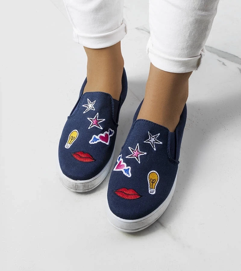 D/CEO Black slip on Anais