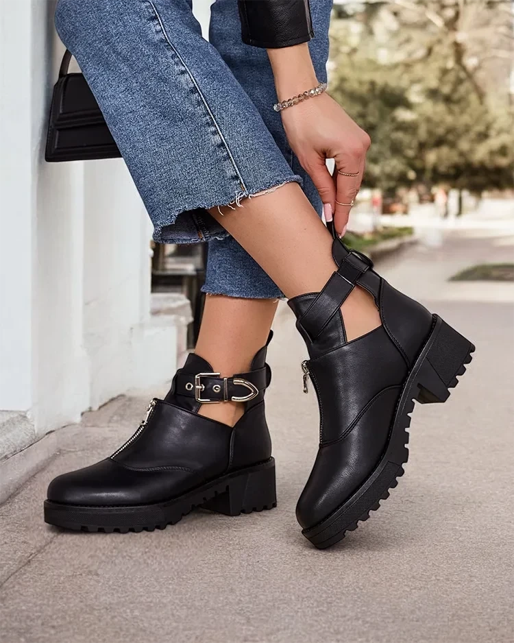 Resti Women's workery style boots Komowi