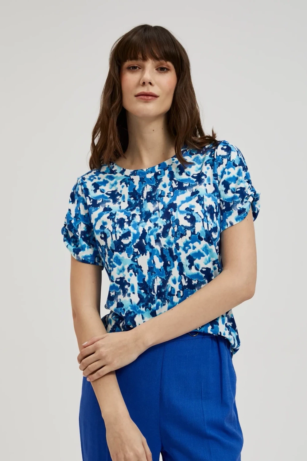 Marisse Women&#039;s Blouse L-Ts-4398 L.Navy