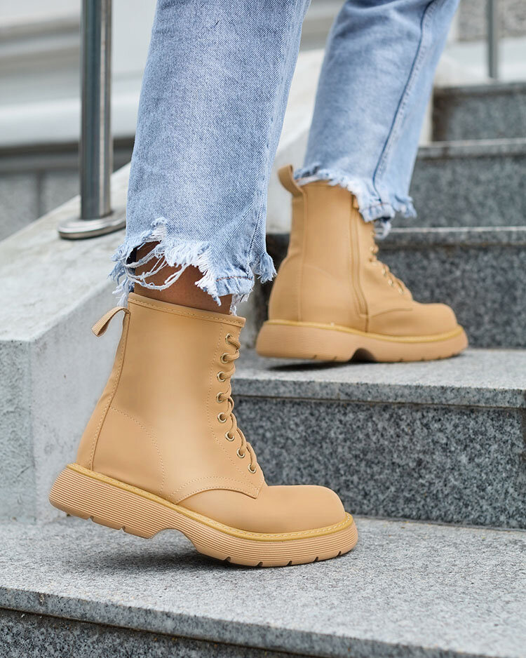 Resti Matte light brown Kucillo women&#039;s boots