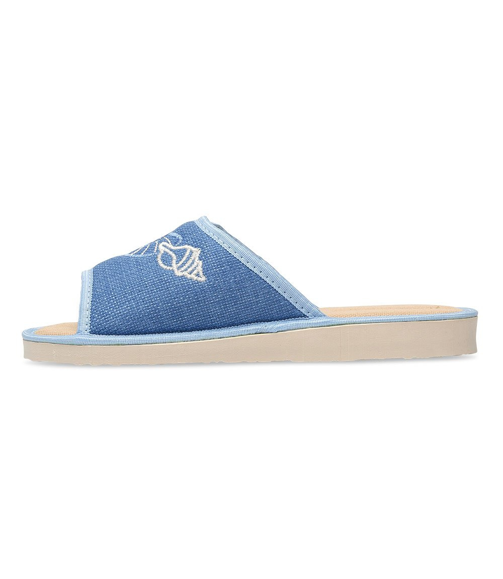 Dámske papuče Natural Style NS-052 modro-béžové