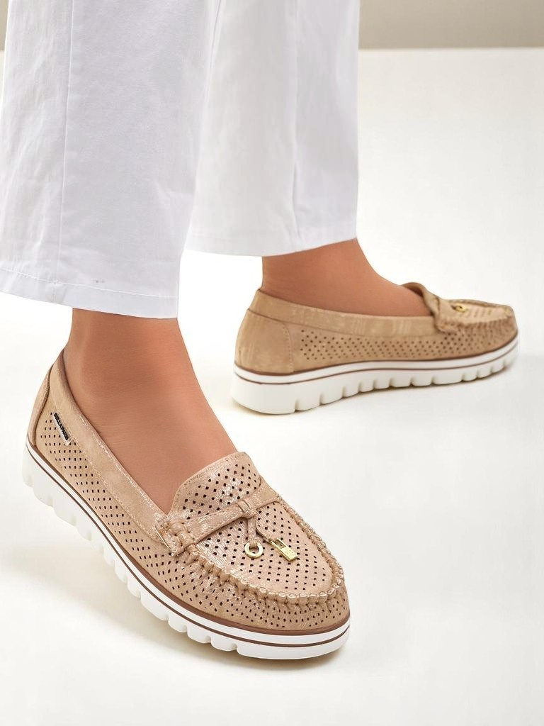 Resti Ladies&#039; perforated moccasins Elissas