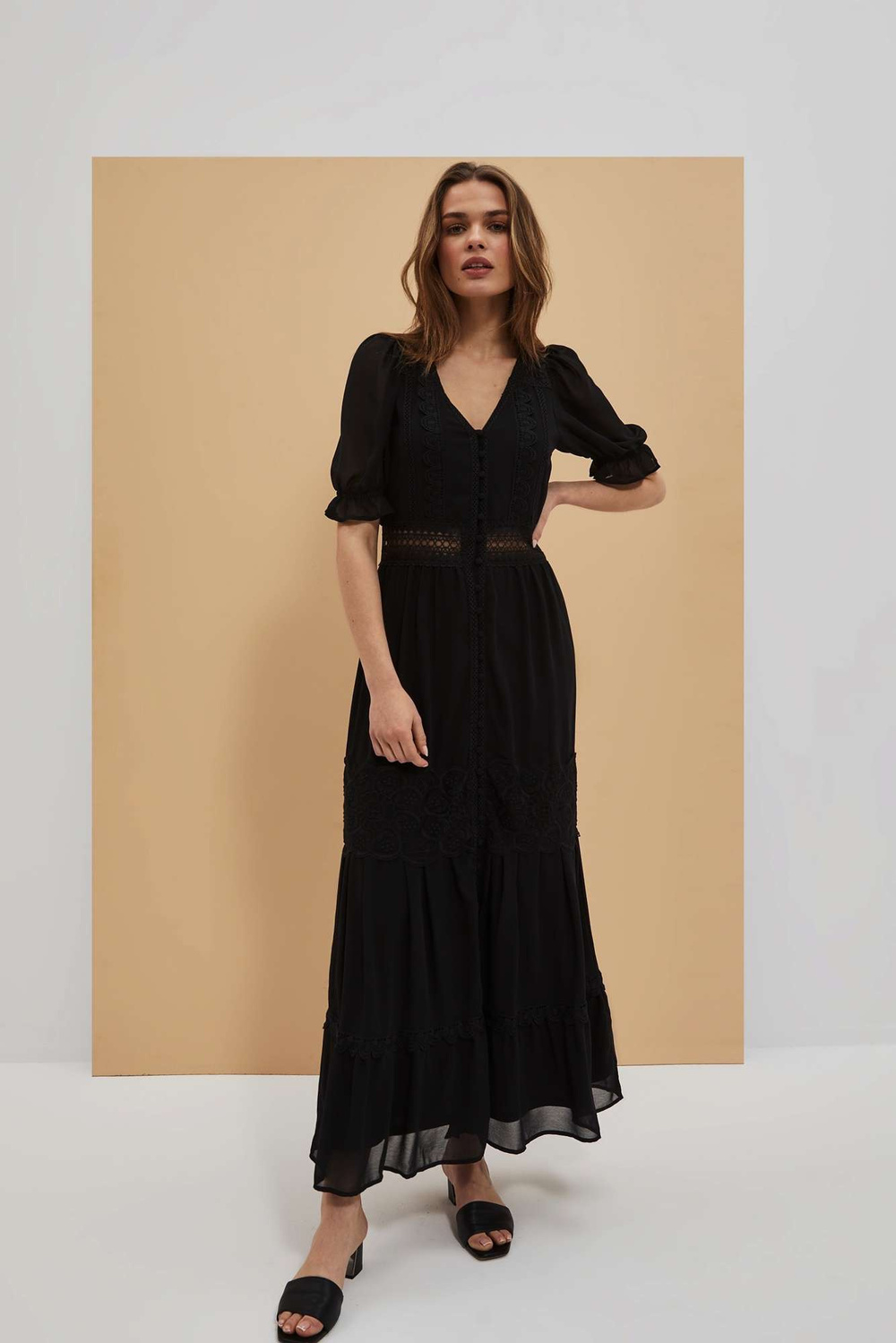 Marisse Women&#039;s Dress L-Su-4054 Black