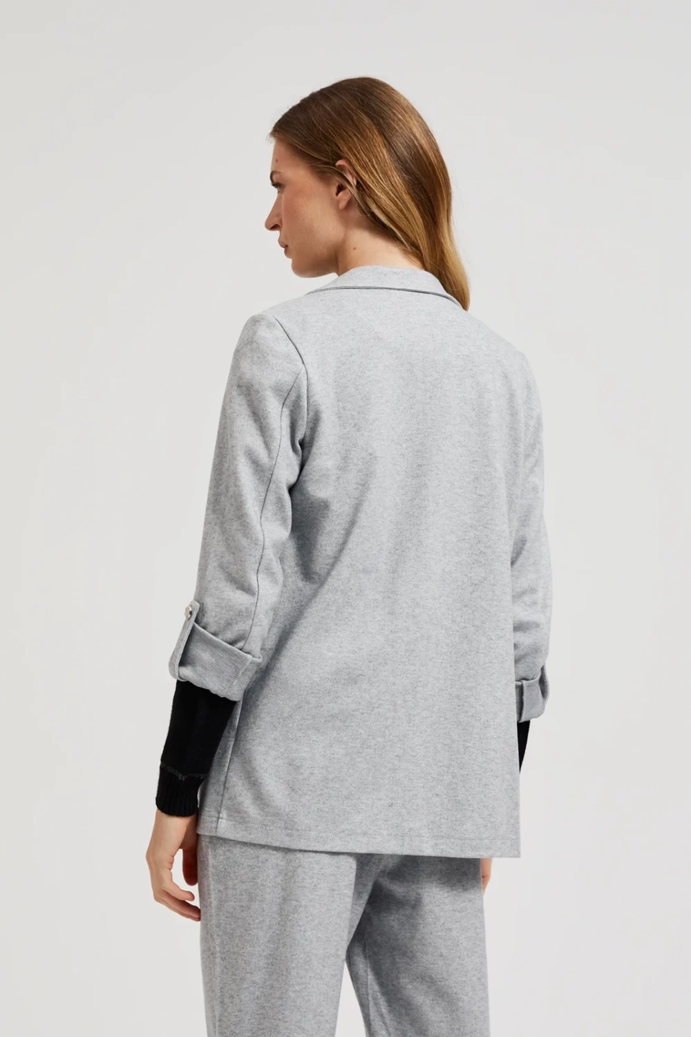 Marisse Women&#039;s Jacket Z-Mr-4501 Grey Mel