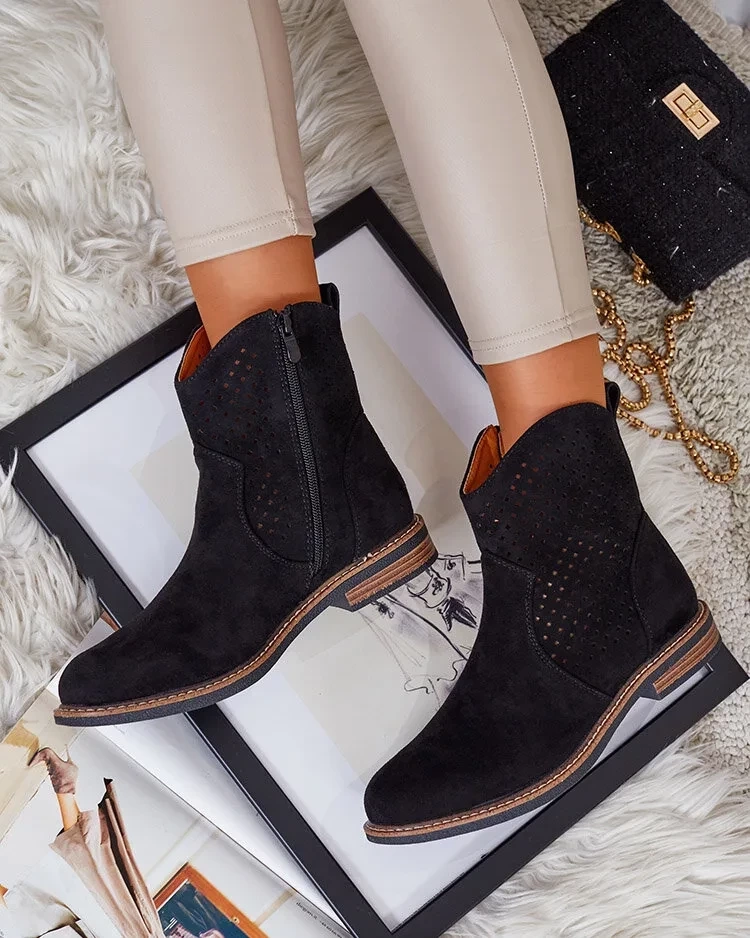 Resti Womens Toffas Openwork Boots