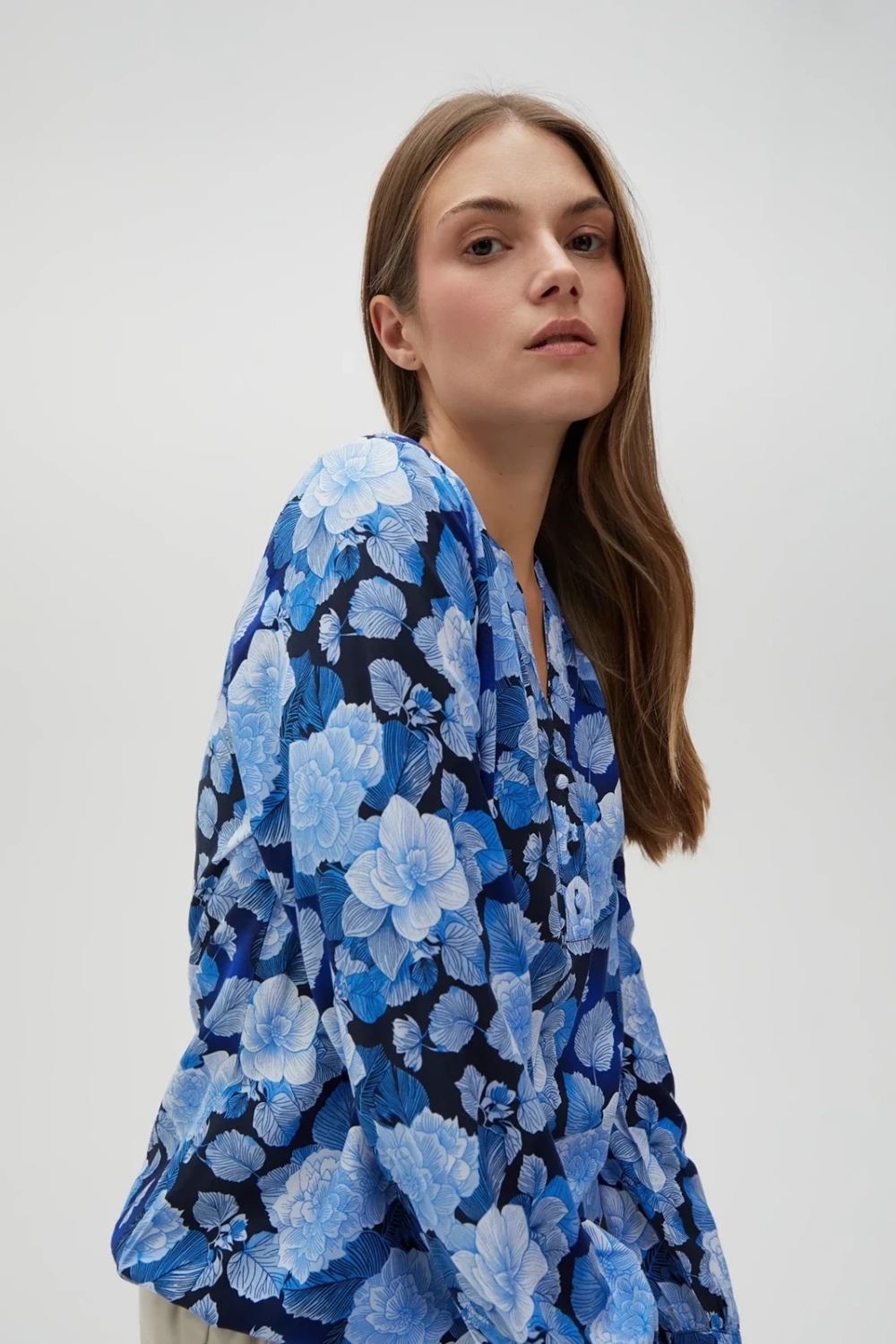 Marisse Women&#039;s Shirt L-Ko-4604 Blue