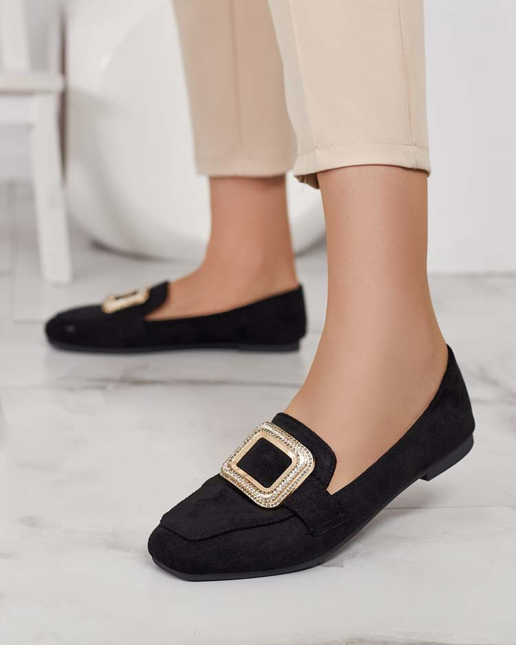 Resti Women's moccasins with buckle Serbento