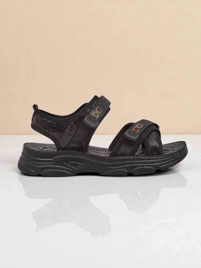 Resti Women’s sandals with sequins ShineStep