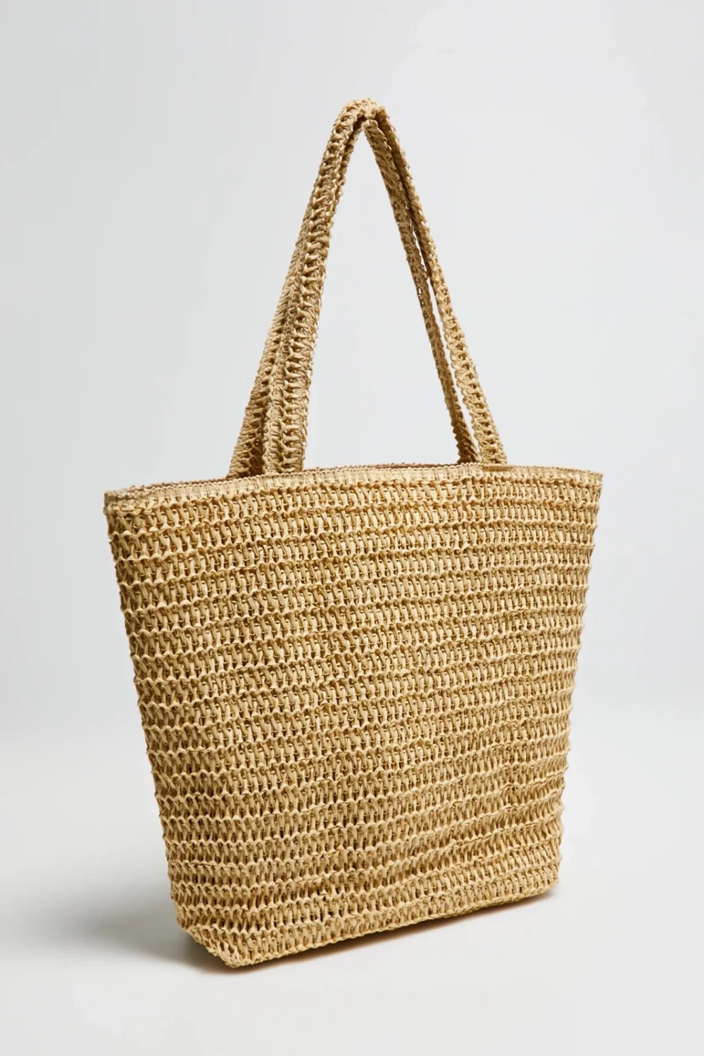 Marisse Beige Woven Bag