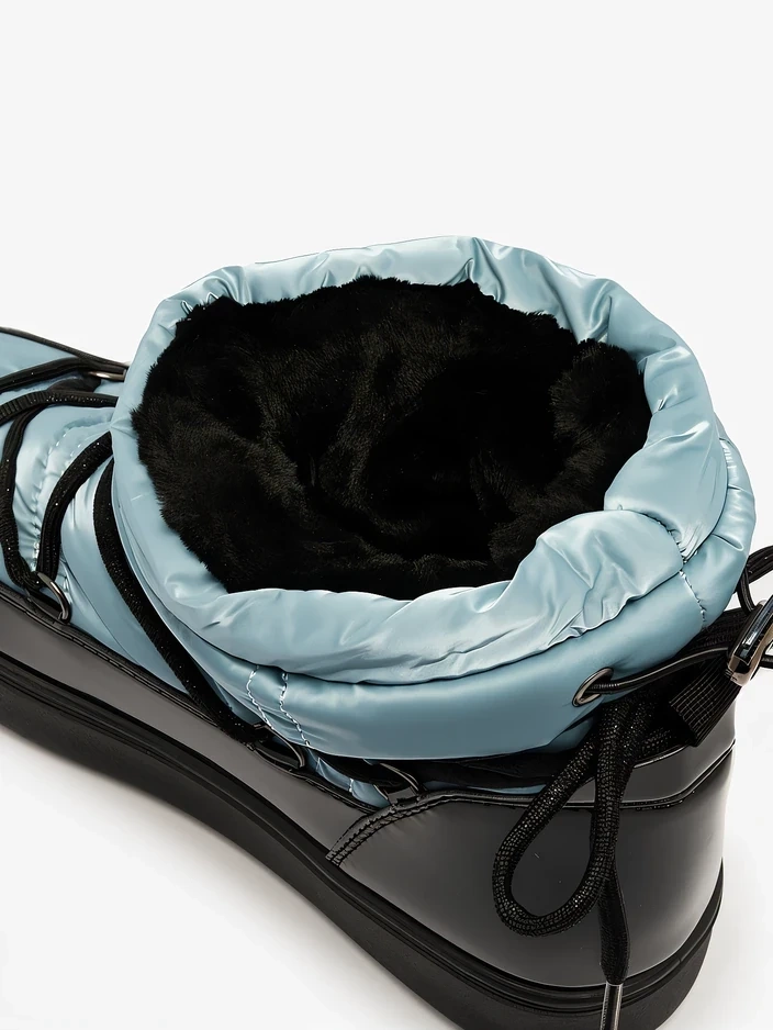 Resti Women&#039;s slip-on boots a&#039;la snow boots in blue Vevnose