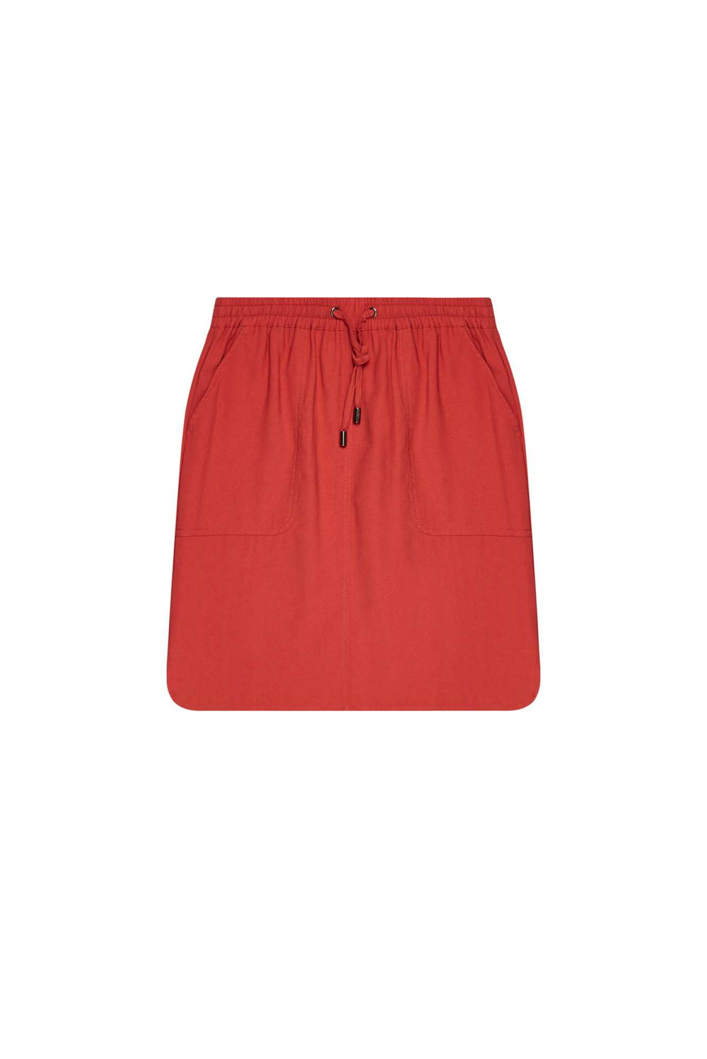 Viscose skirt with pockets