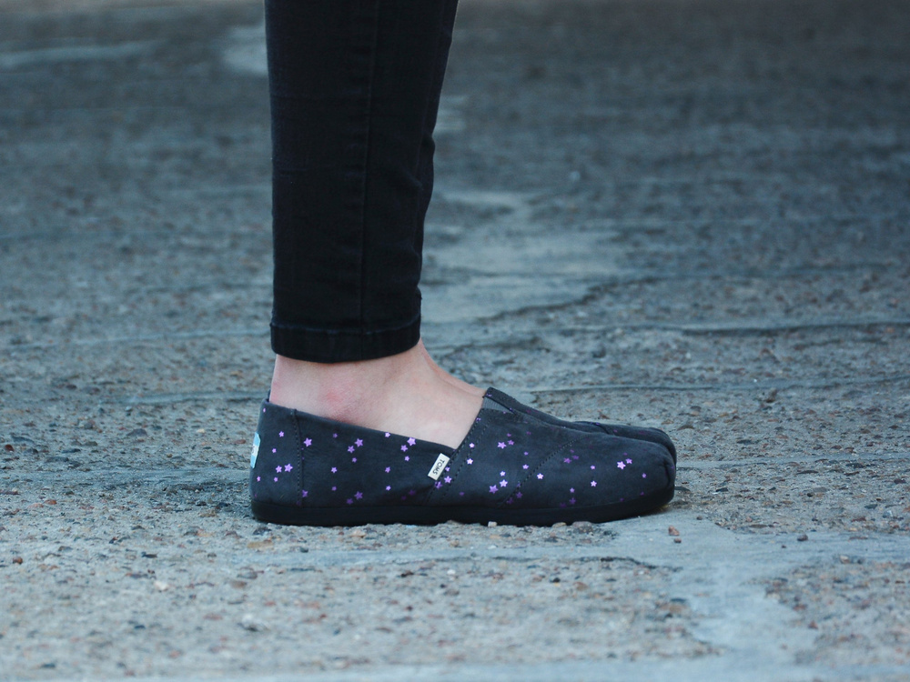 Toms Classic espadrilky - modrá/fialová