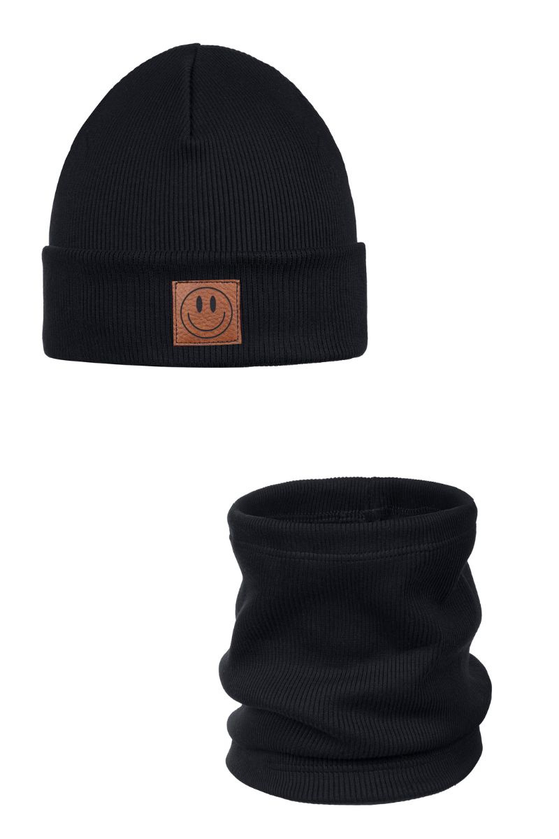 Detská súprava čiapka a nákrčník SMILE