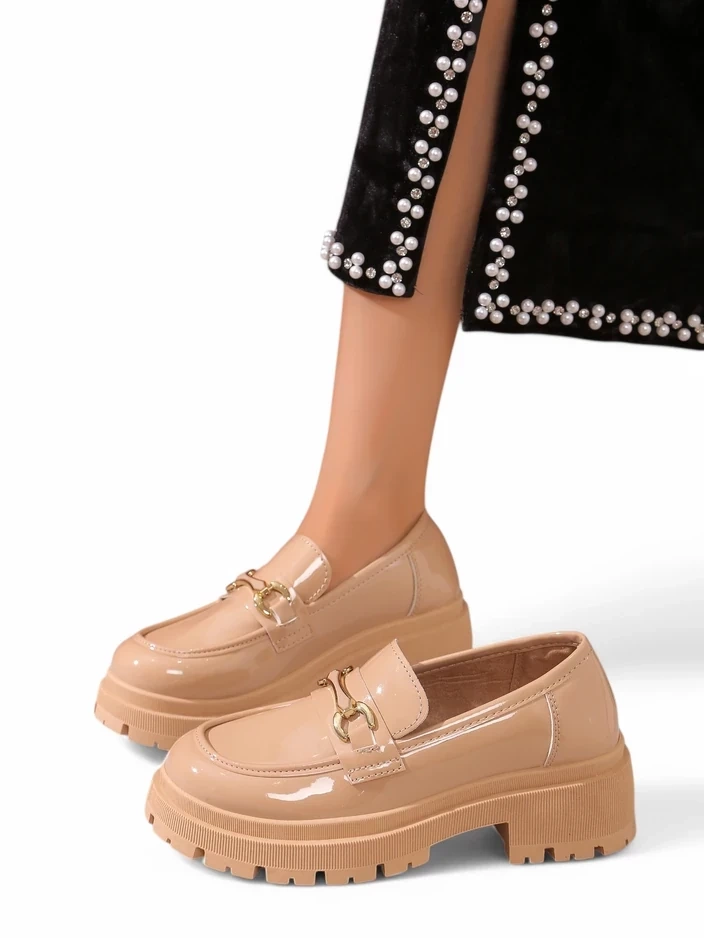 Resti Women&#039;s patent moccasins Berieta