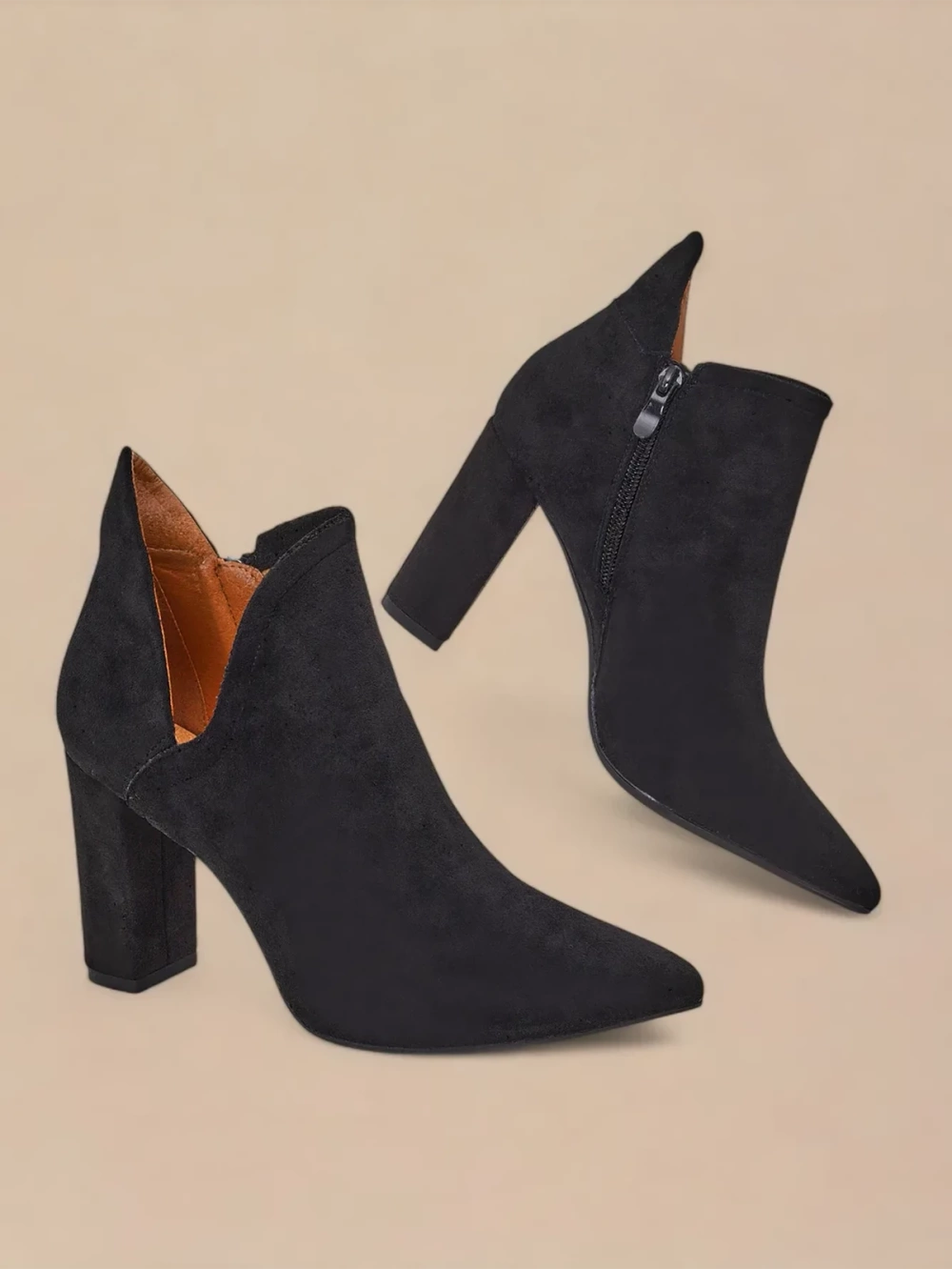 Resti Black boots with cut from Alania - Footwear