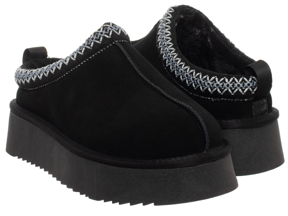 Черни кожени чехли SOLO SOPRANI COUTURE