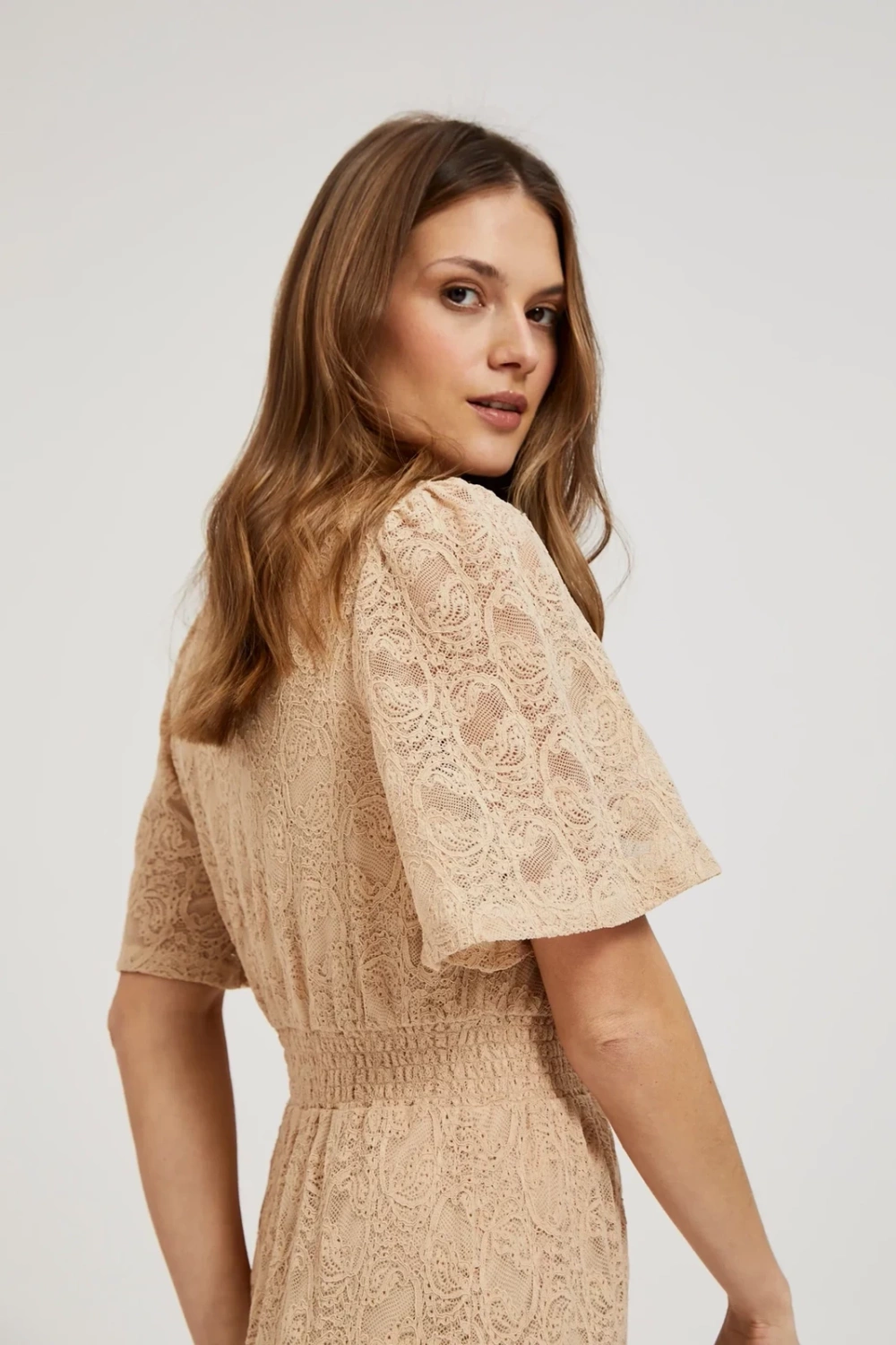 Marisse Women&#039;s Dress L-Su-4320 Beige