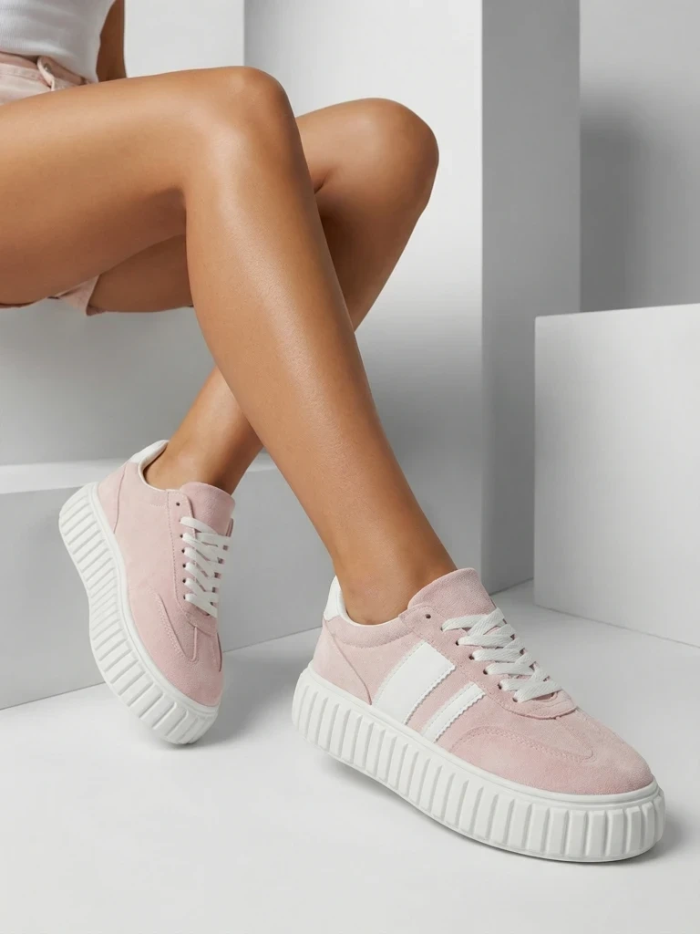 Дамски кецове на платформа Resti Choco Mood