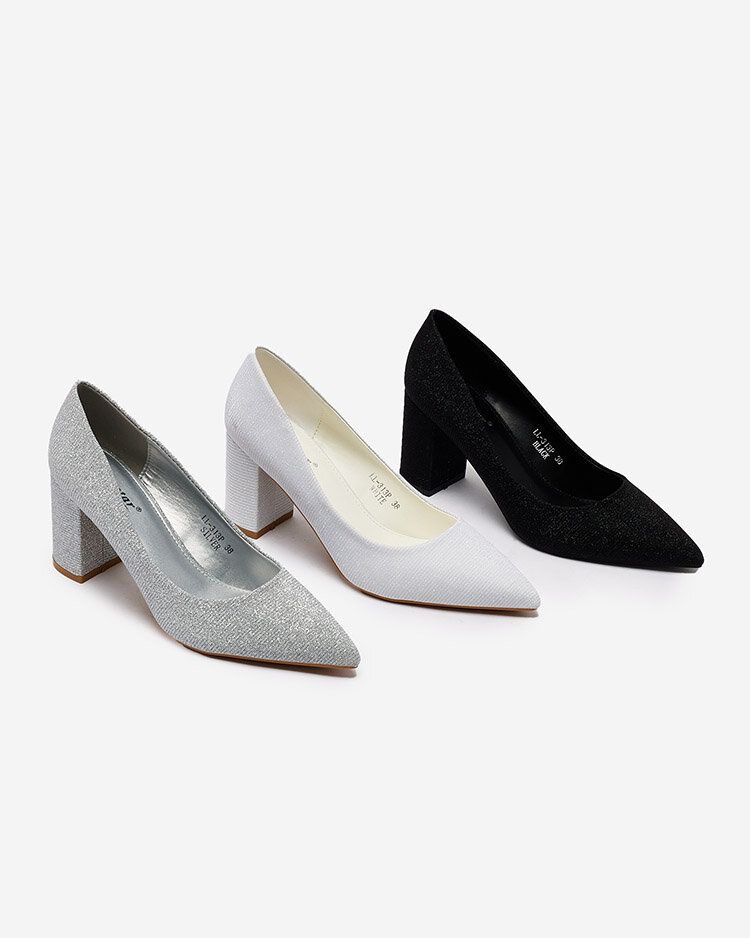 Resti Women's Eotira Glitter Stiletto Post Top pumps