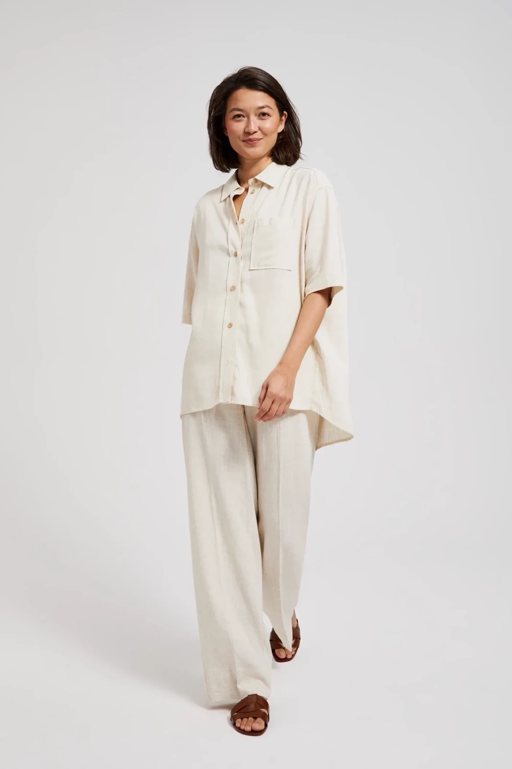 Marisse Women&#039;s Shirt L-Ko-4337 L.Beige