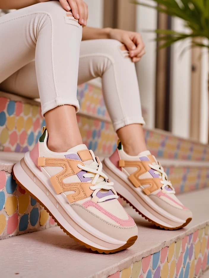 Resti Women's sporty platform sneakers Eviger