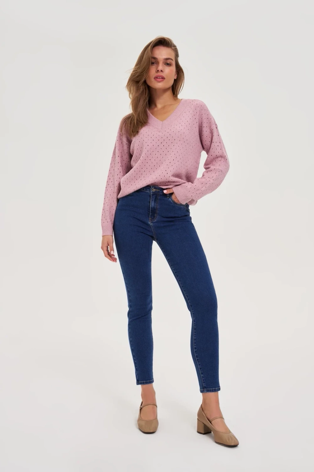 Marisse WOMEN'S SWEATER Z-SW-4800 L.PINK