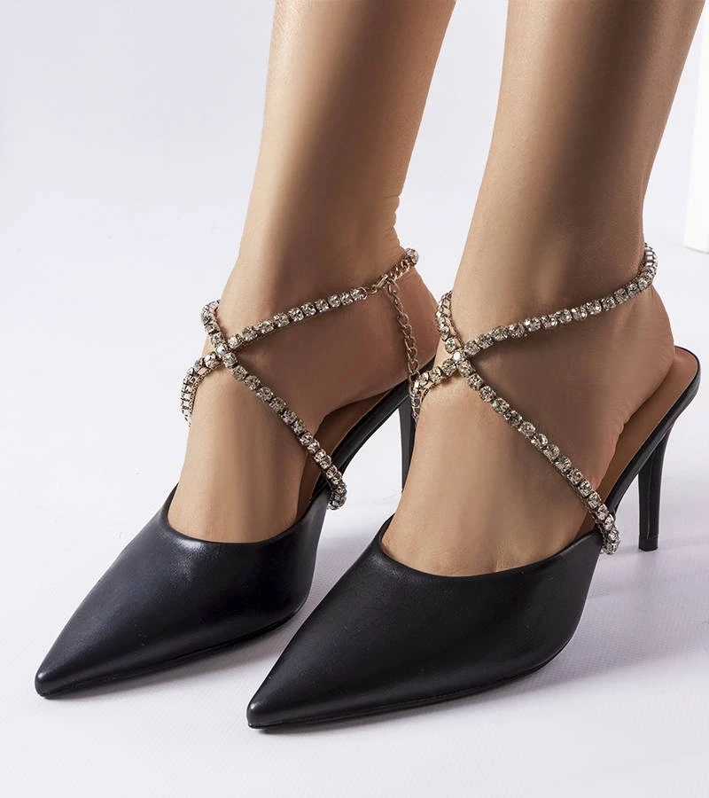 D/CEO Orange neon Lorine stiletto pumps