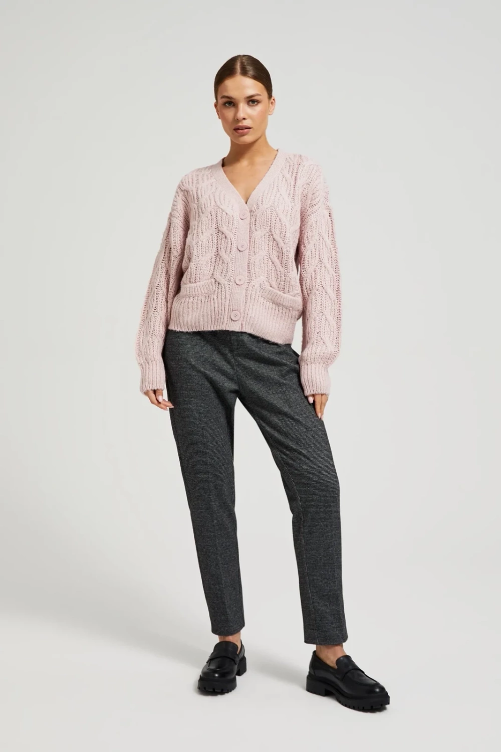Marisse Women's Sweater Z-Sw-4505 Pink Mel