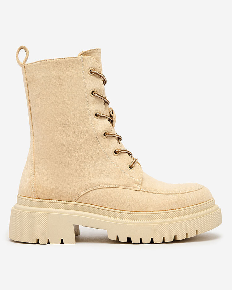 Resti Beige women&#039;s Cacava lace-up boots