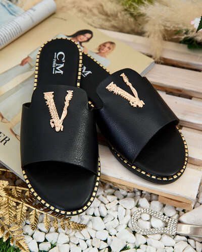 Дамски джапанки от еко кожа Resti Royalfashion