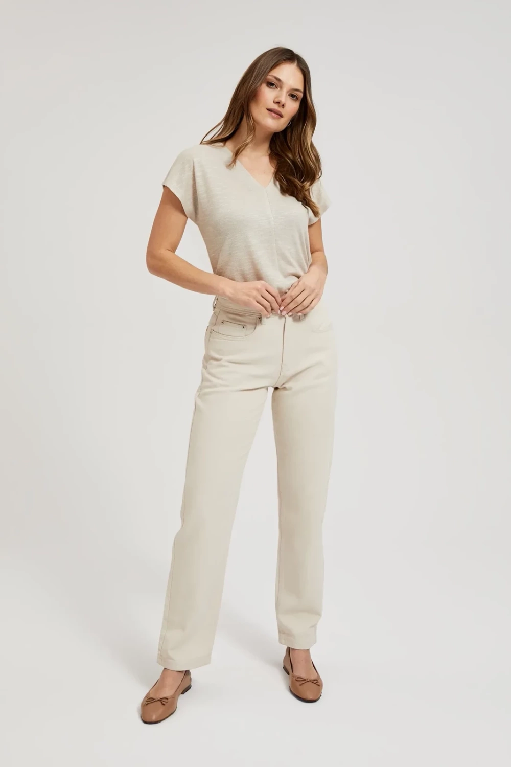 Marisse Women&#039;s Jeans L-Je-4310 L.Beige