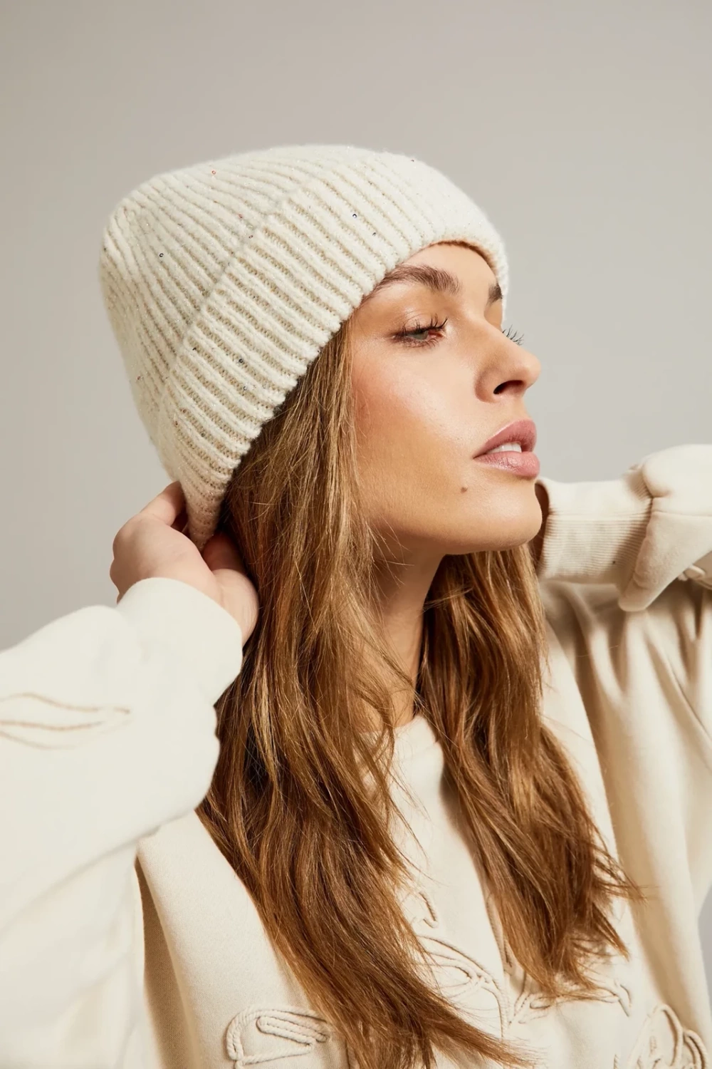 Marisse Women&#039;s Hat Z-Cz-4504 Off White