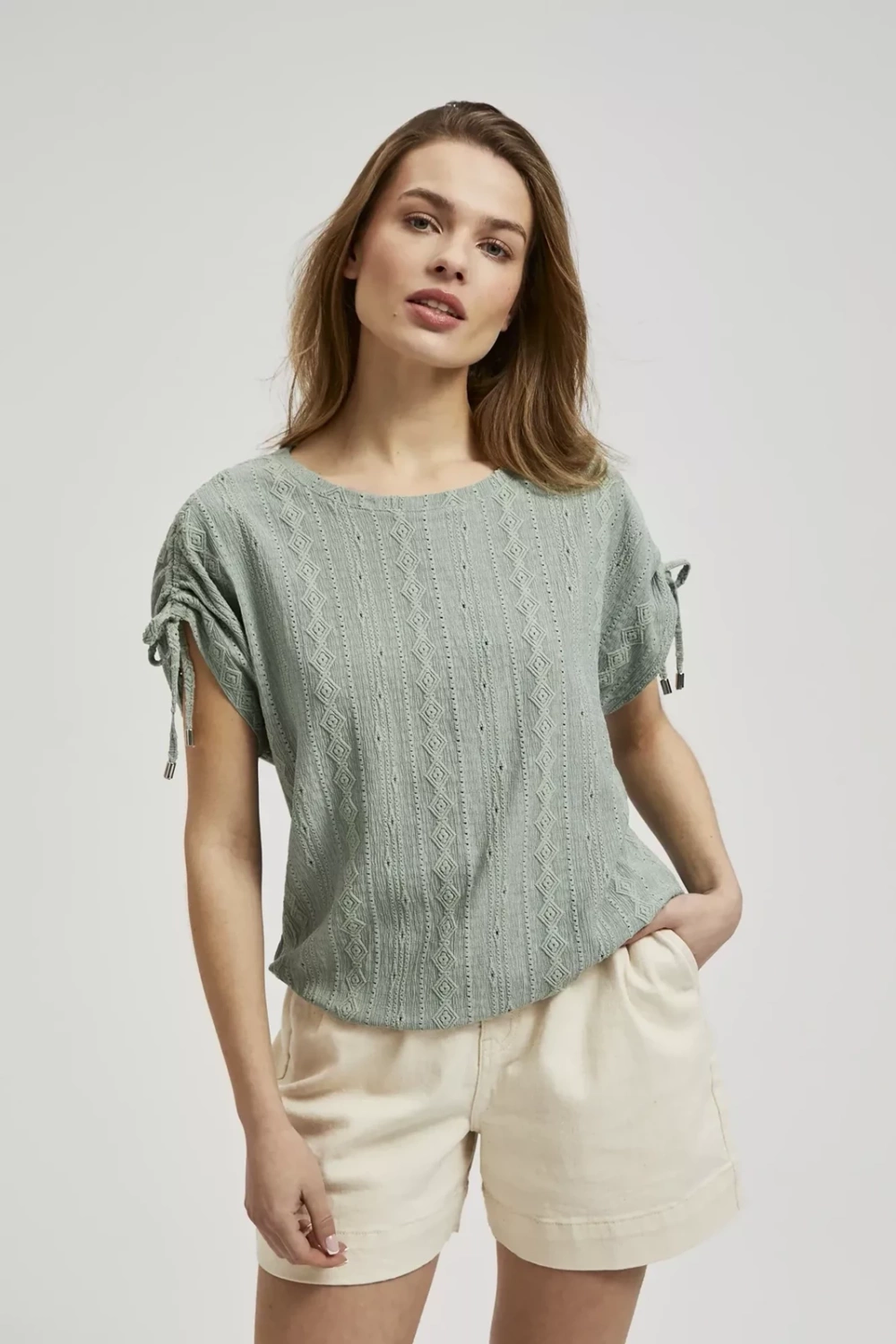 Marisse Women's Blouse L-Ts-4365 Olive