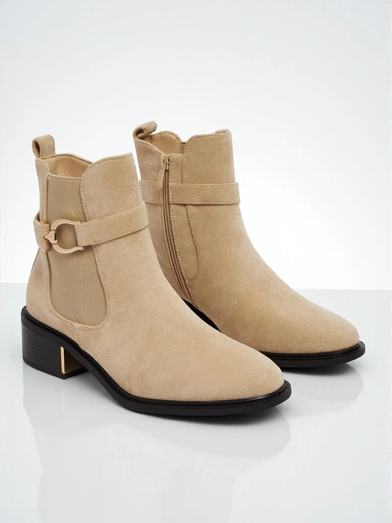 Дамски велурени боти Resti Calivra