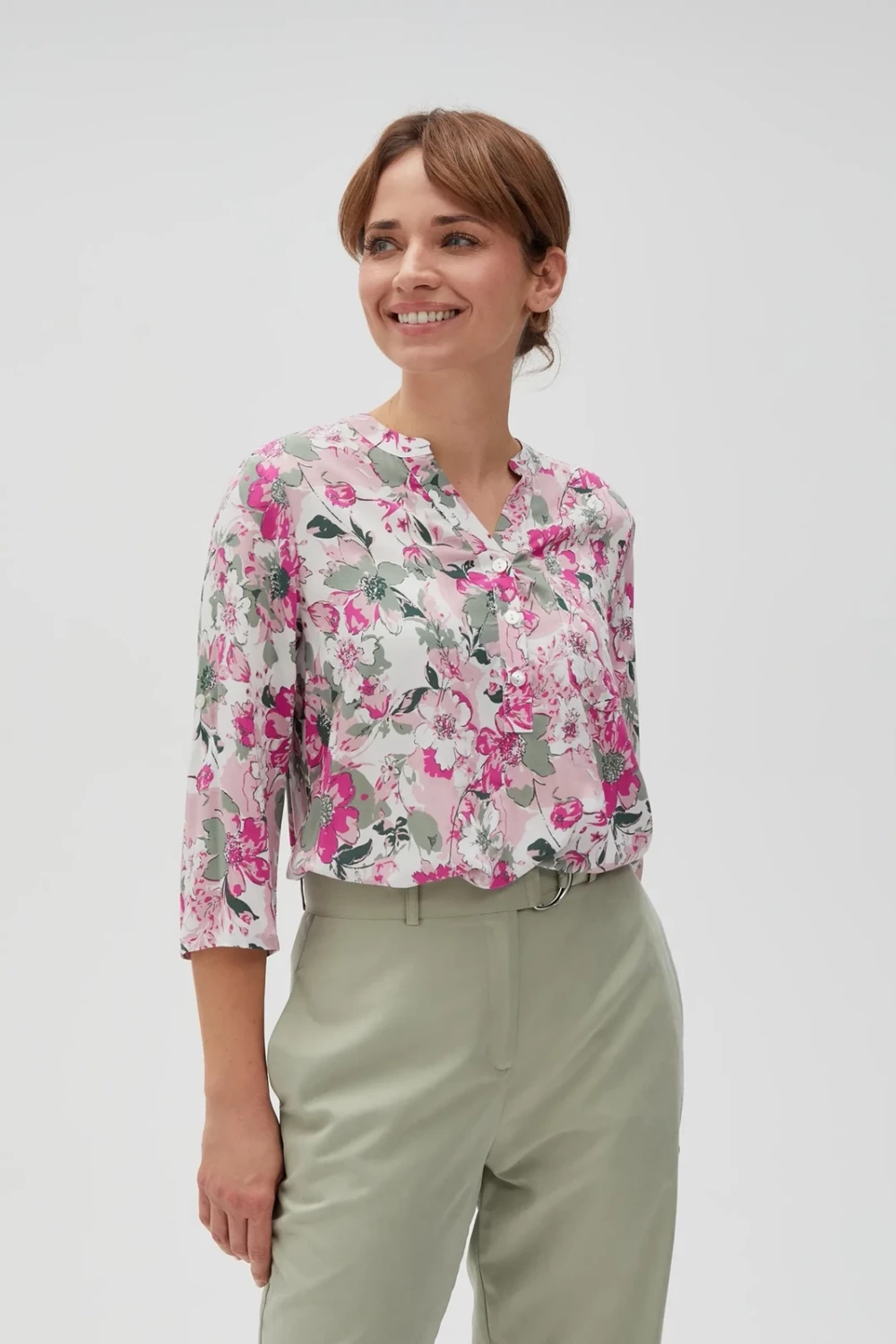 Marisse Women&#039;s Shirt L-Ko-4610 Fuchsia