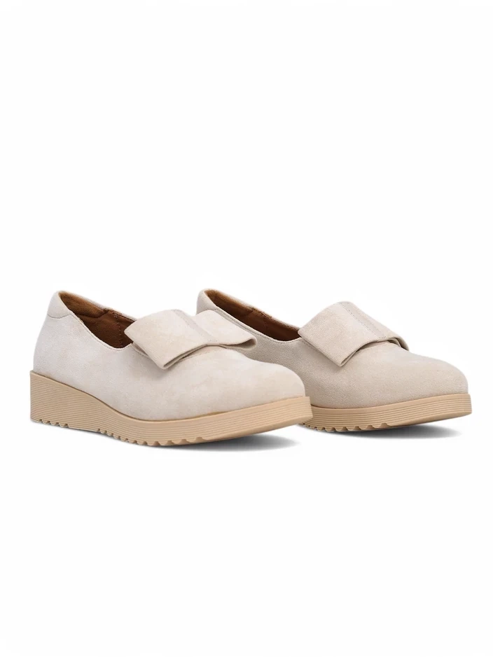 Resti Ladies&#039; moccasins on a low wedge Qomman