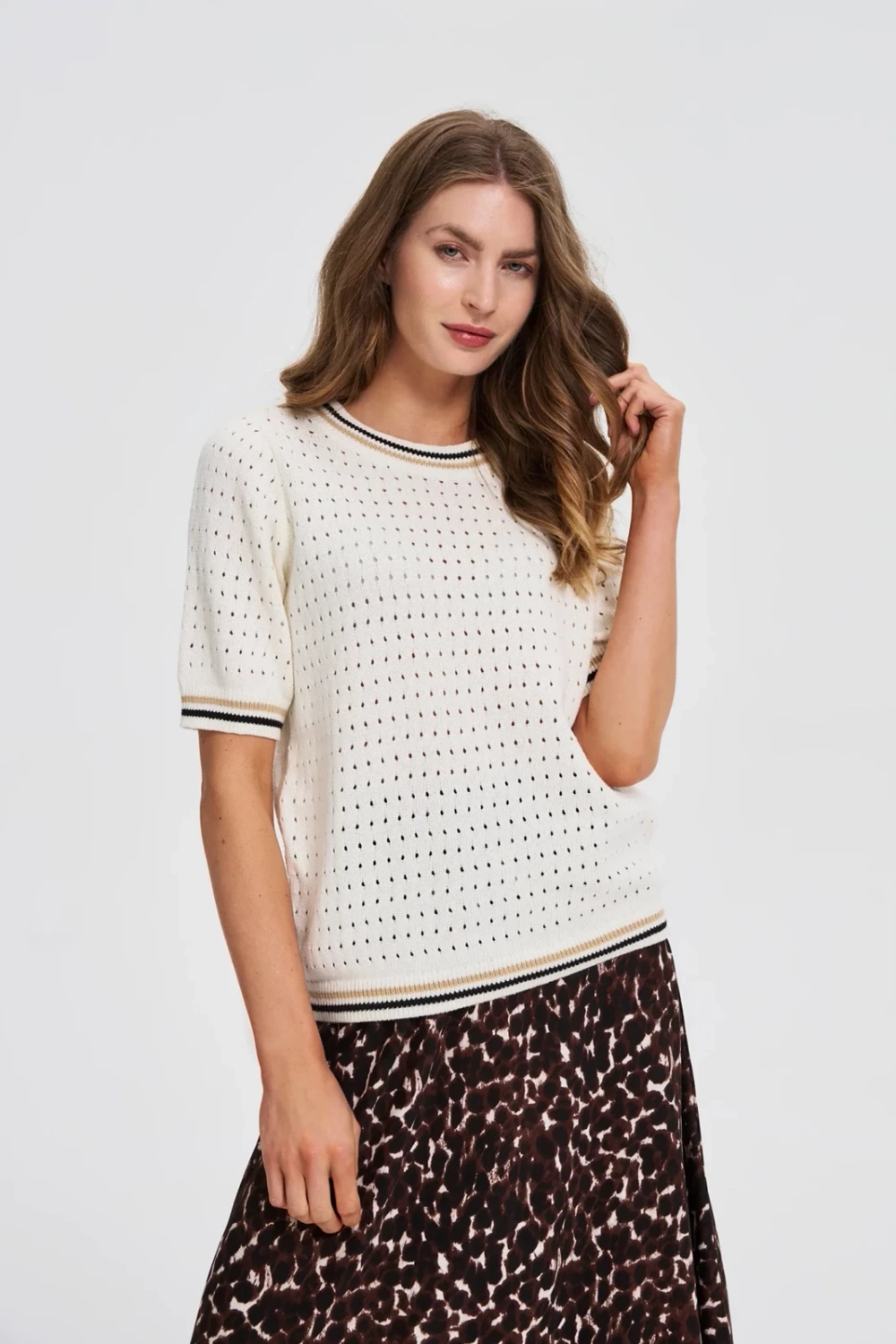 Marisse WOMEN&#039;S SWEATER Z-SW-4805 OFF WHITE