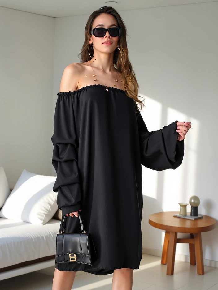 Resti Smooth women's dress a la Spanish with frills
