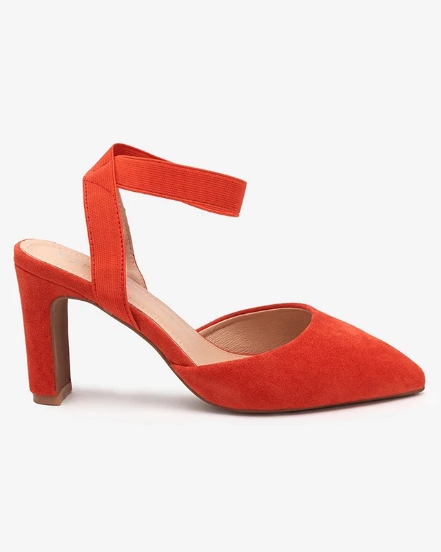 Resti Orange sandals on the post Brossi - Shoes