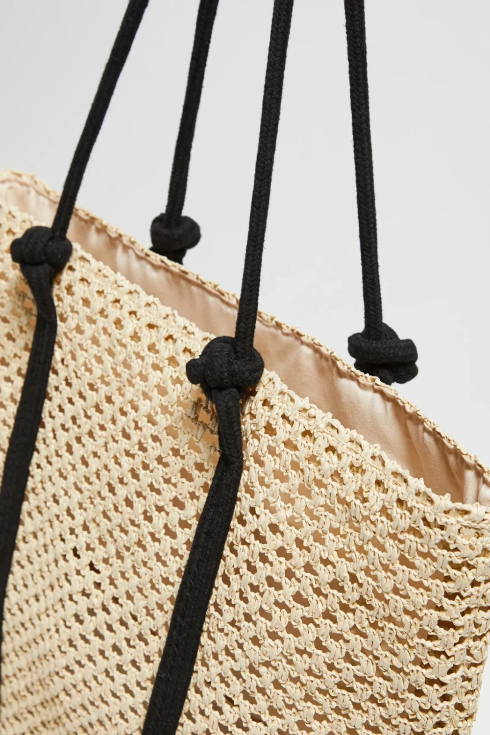 Marisse Beige Beach Bag