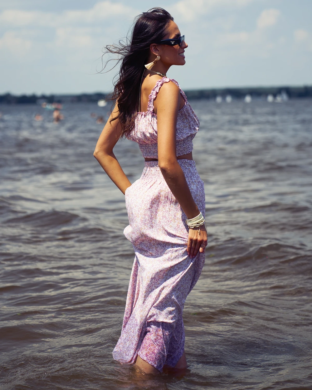 Resti Women's floral pink set