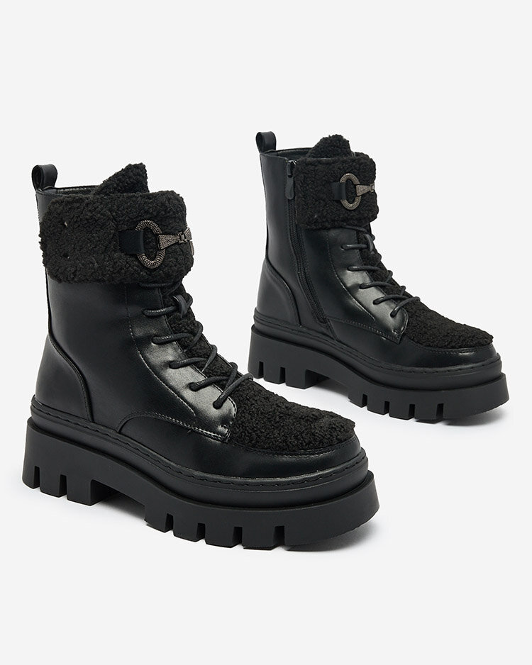 Resti Women&#039;s boots with sheepskin Faeltone