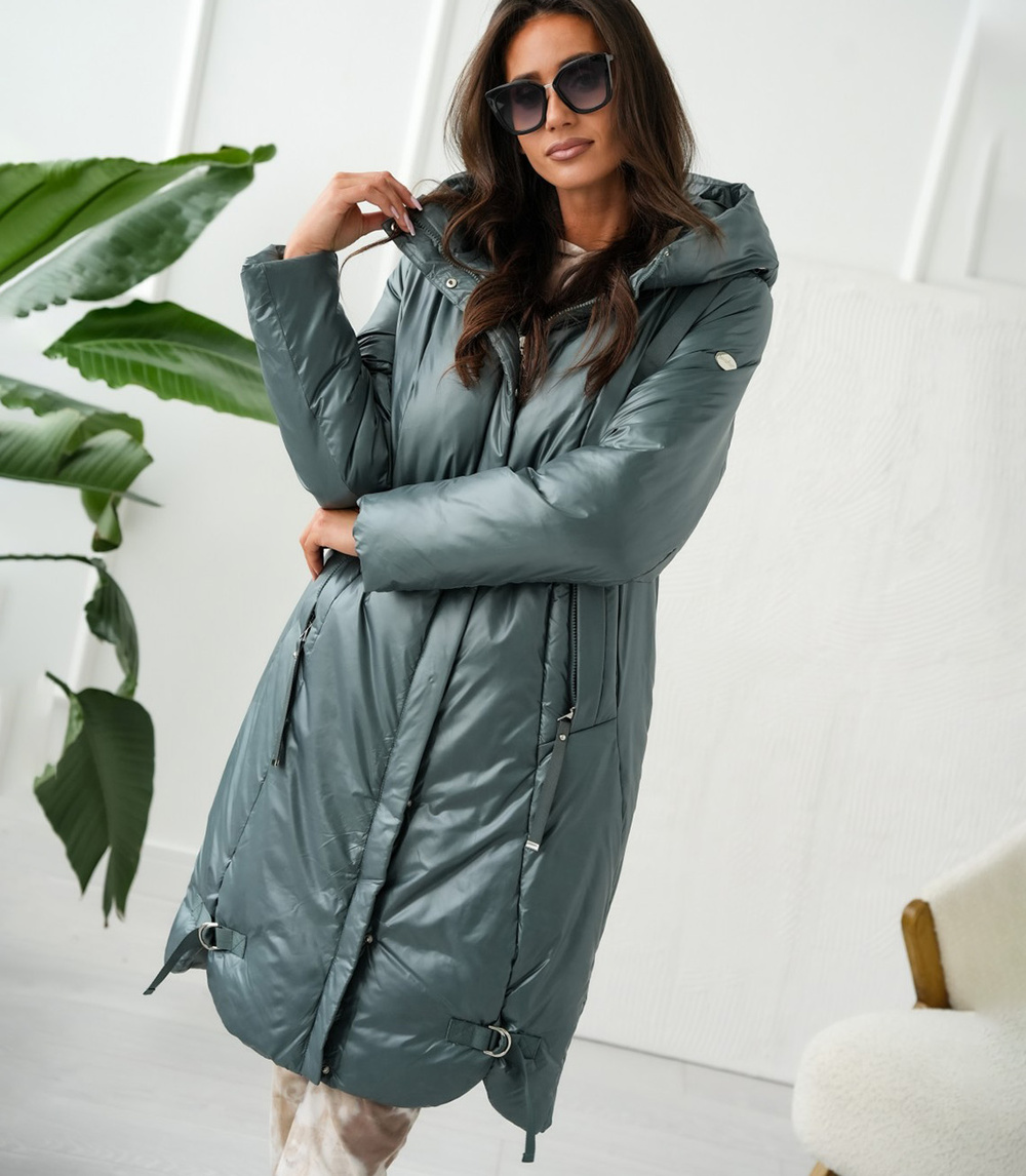 Pri Long elegant women&#039;s winter coat insulated delicate sheen REGINA