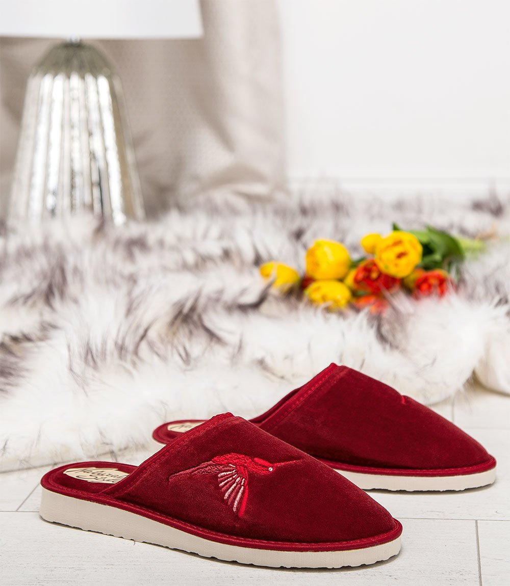 Дамски чехли Natural Style NS-038 Бордо