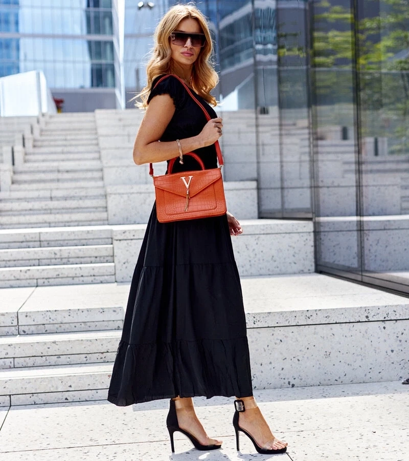 D/CEO Black sandals on a block heel Millo