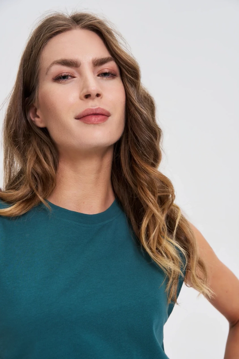 Marisse Green Cotton Top